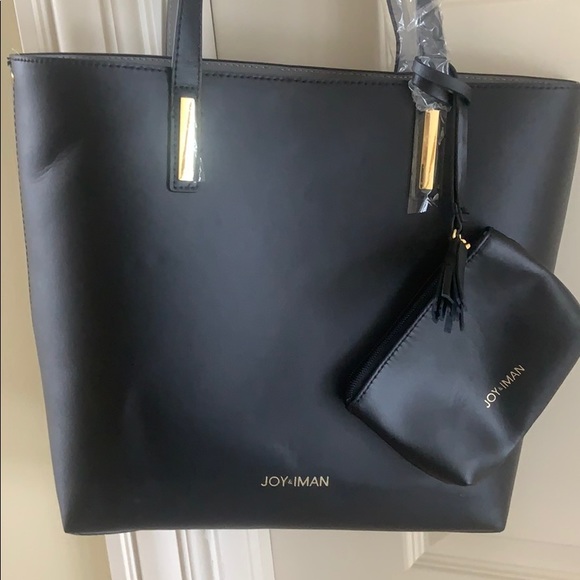 Joy and Iman black tote. - Picture 1 of 5